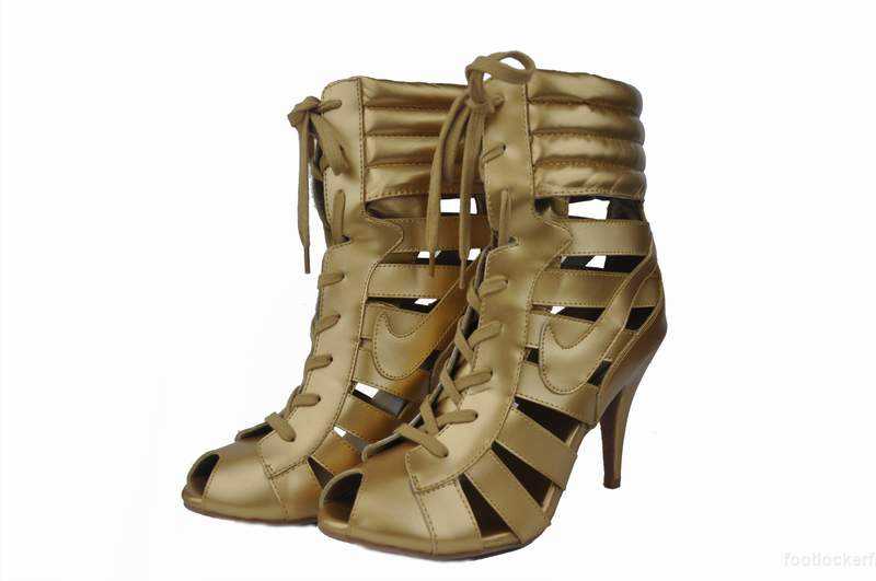 Nike Sandale Talons hauts pas cher vendange nouveaustyle talon nike rose cheap